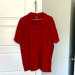 Men’s GAP red polo shirt